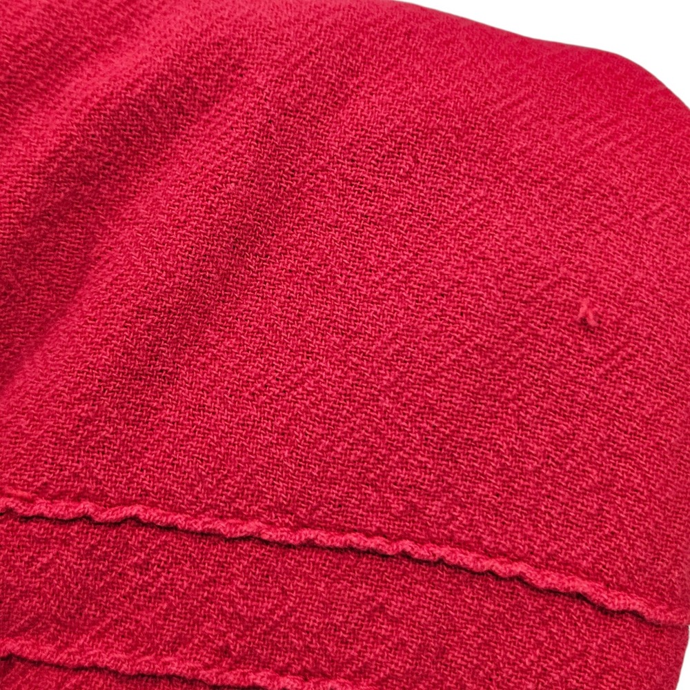 Manta del Lago Tank Top S Pinkish Red Embroidered Boho Artisanal Sleeveless - Picture 6 of 9